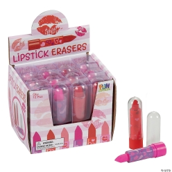 Spa Party Lipstick Erasers - 12 PK